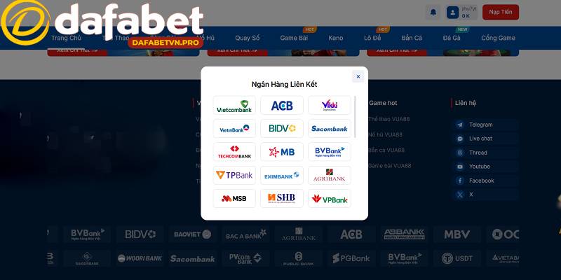 Hiện nhà cái liên kết với nhiều ngân hàng uy tín trên thế giới Hiện nhà cái liên kết với nhiều ngân hàng uy tín trên thế giới