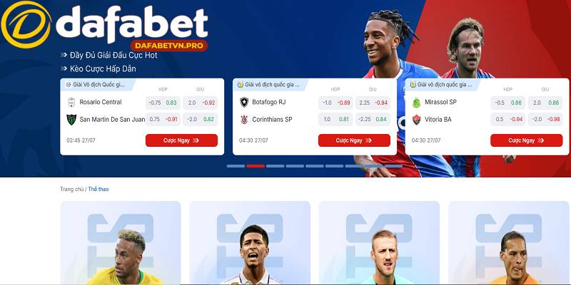 Thể thao Dafabet truyền thống luôn có chỗ đứng vững chắc trên thị trường